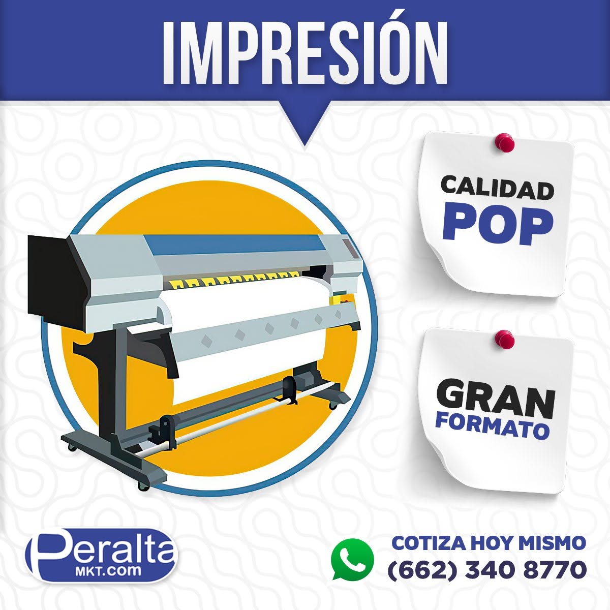 Servicio de impresión de Peralta MKT