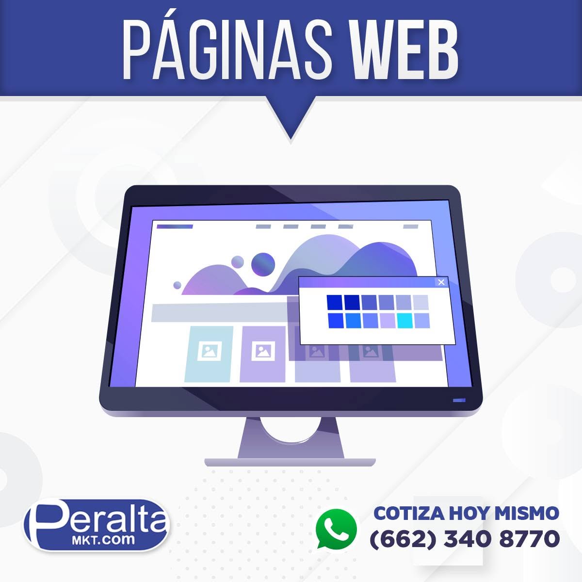 Diseño de páginas web de Peralta MKT