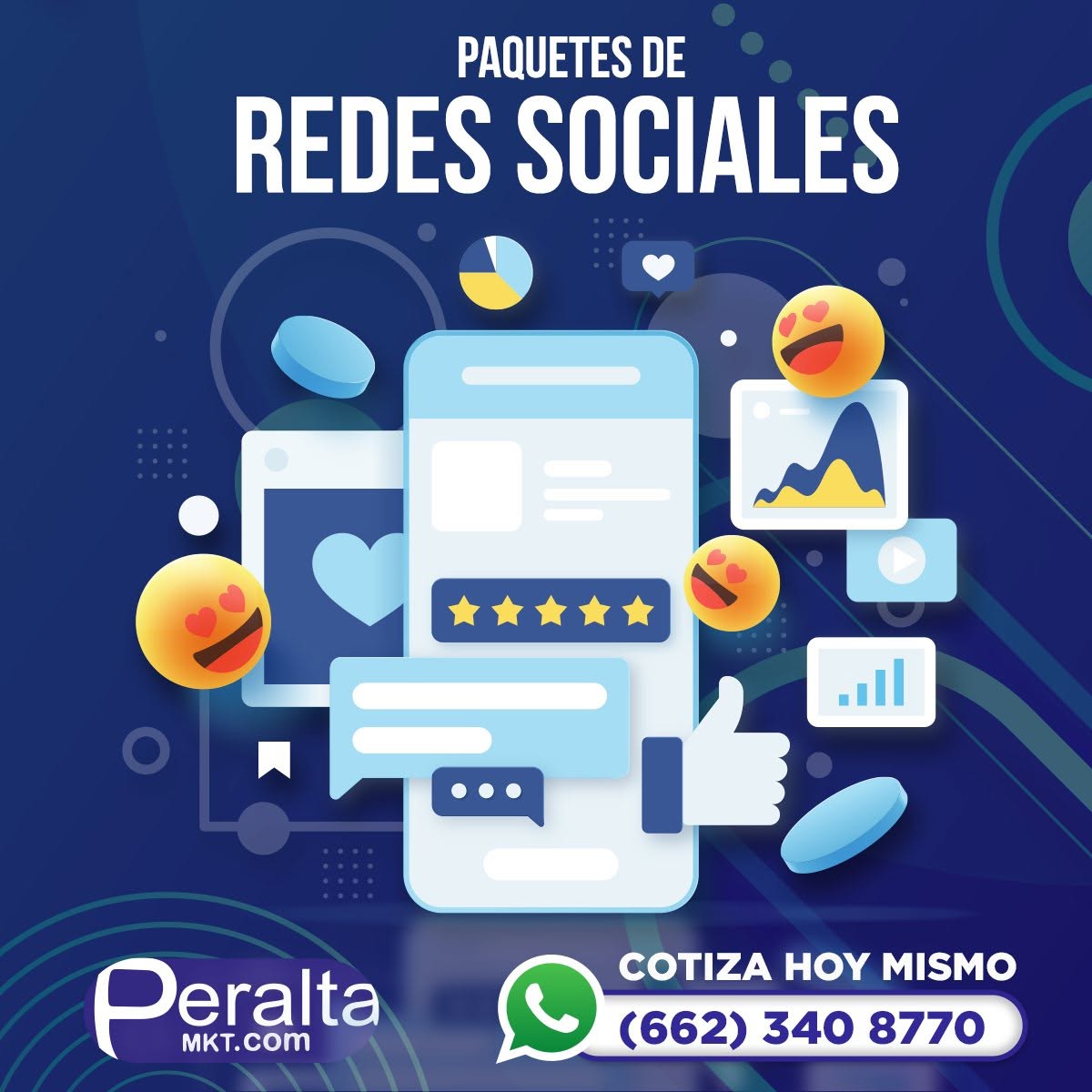 Paquetes de redes sociales de Peralta MKT